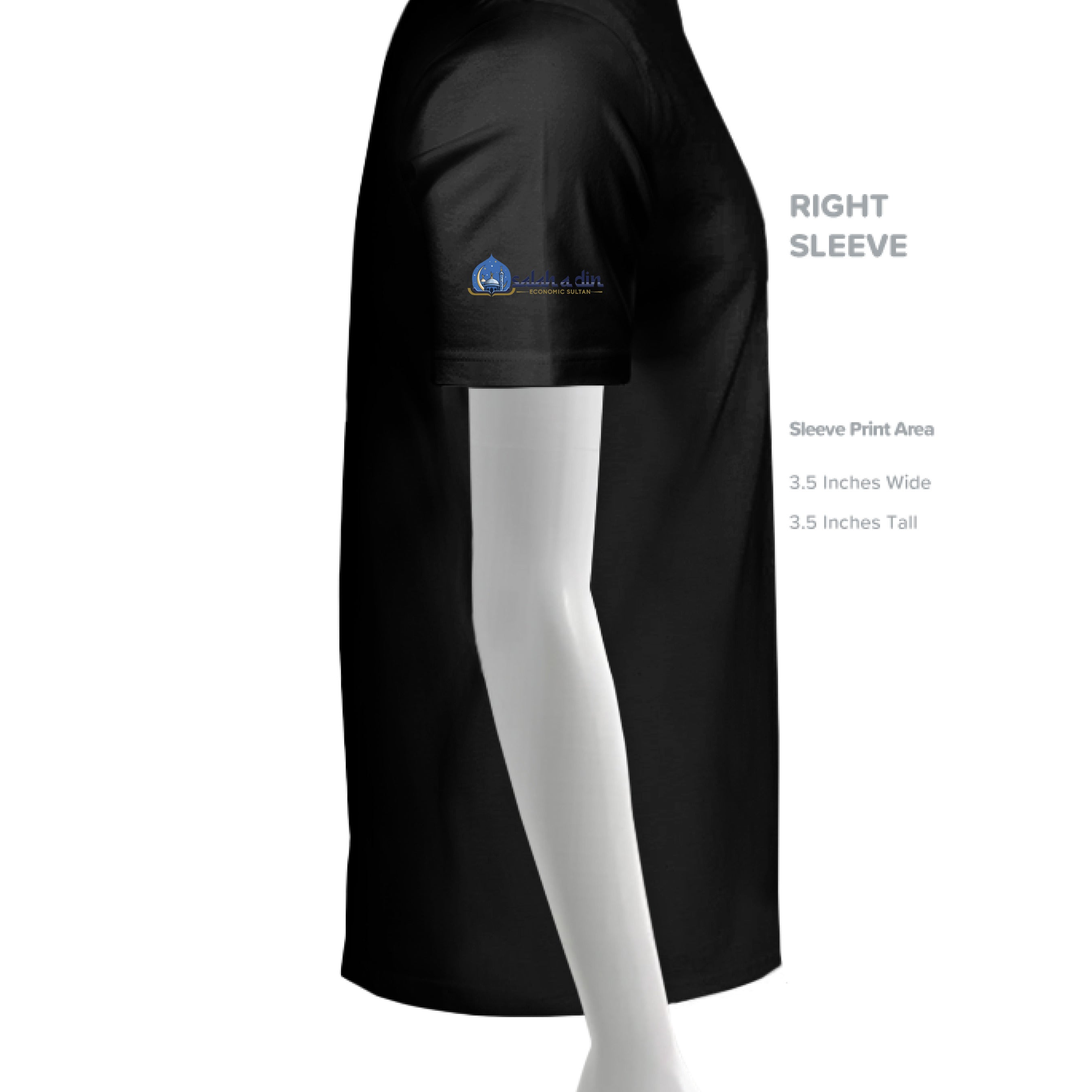 SOLID BLK TRIBLEND - SLEEVE_RIGHT